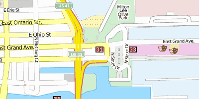 Lake Point Tower Chicago Stadtplan