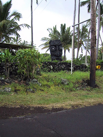 Hawaiis Straßenränder Fotos