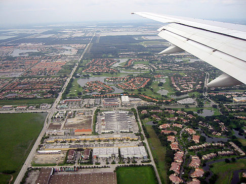 Landeanflug auf Miami