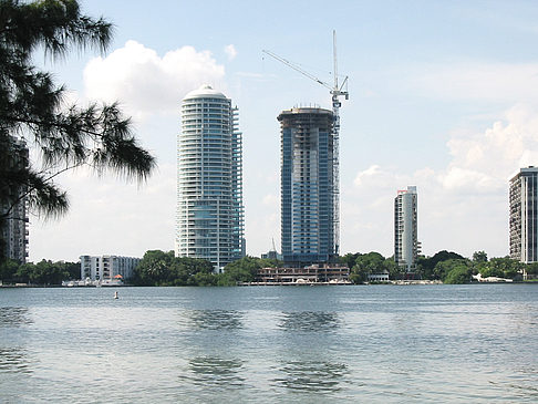 Foto Blick vom Wasser auf Miami