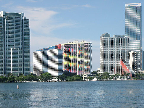 Foto Blick vom Wasser auf Miami