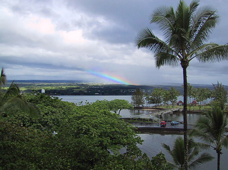 Ausblick aus Hotel auf Hawaii Foto 