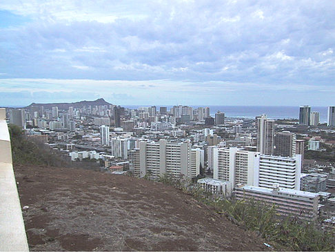 Foto Blick über Waikiki