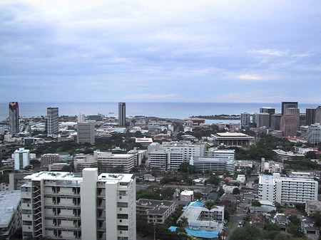 Foto Blick über Waikiki