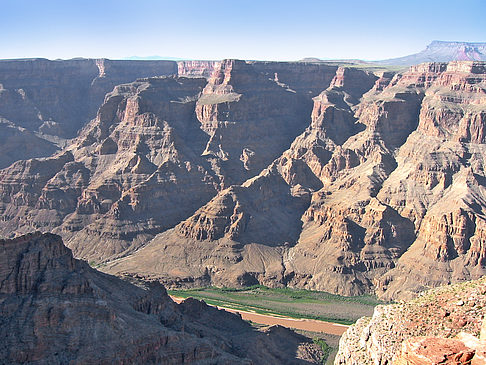 Per Hubschrauber im Grand Canyon