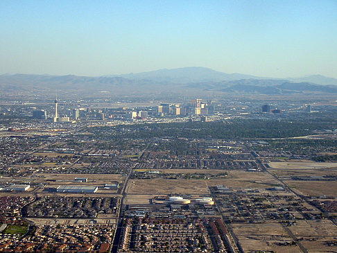 Las Vegas aus der Luft Fotos