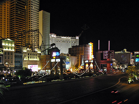 Las Vegas bei Nacht Foto 