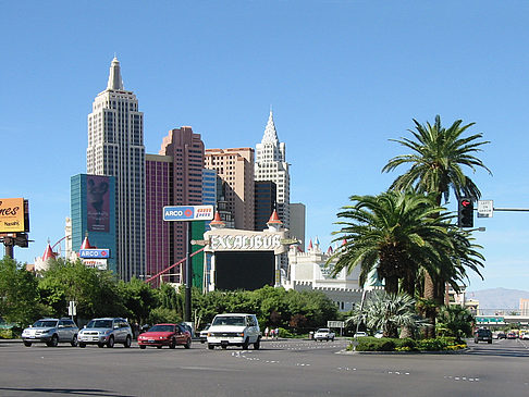 Las Vegas aus dem Auto Foto 