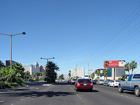 Las Vegas aus dem Auto Fotos