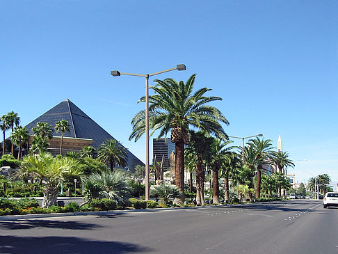 Las Vegas aus dem Auto Foto 