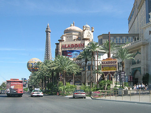 Las Vegas aus dem Auto