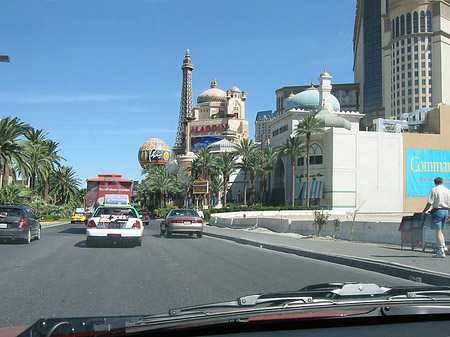 Las Vegas aus dem Auto