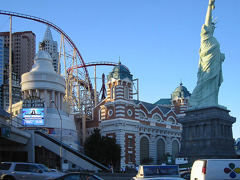 Las Vegas aus dem Auto